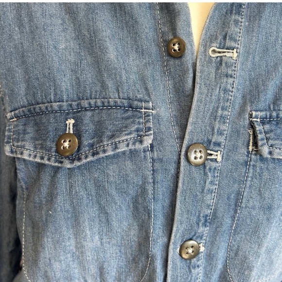 Free People Denim Romper - Picture 7 of 7